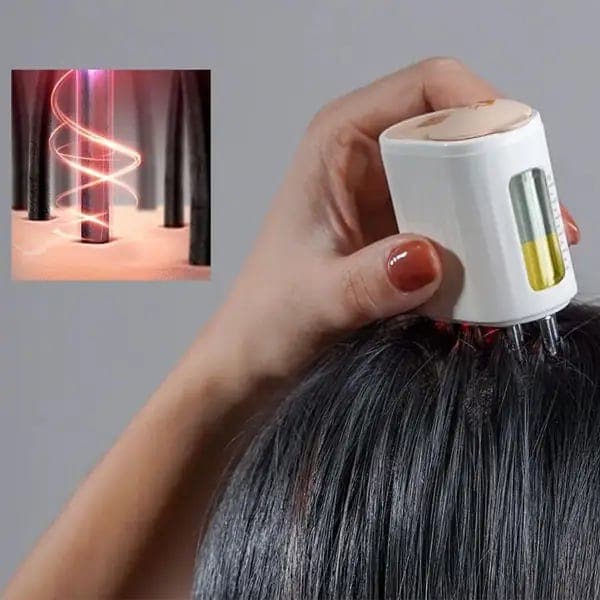 Dealyno Shop مدلك العلاج الكهربائي للشعر 2 في1